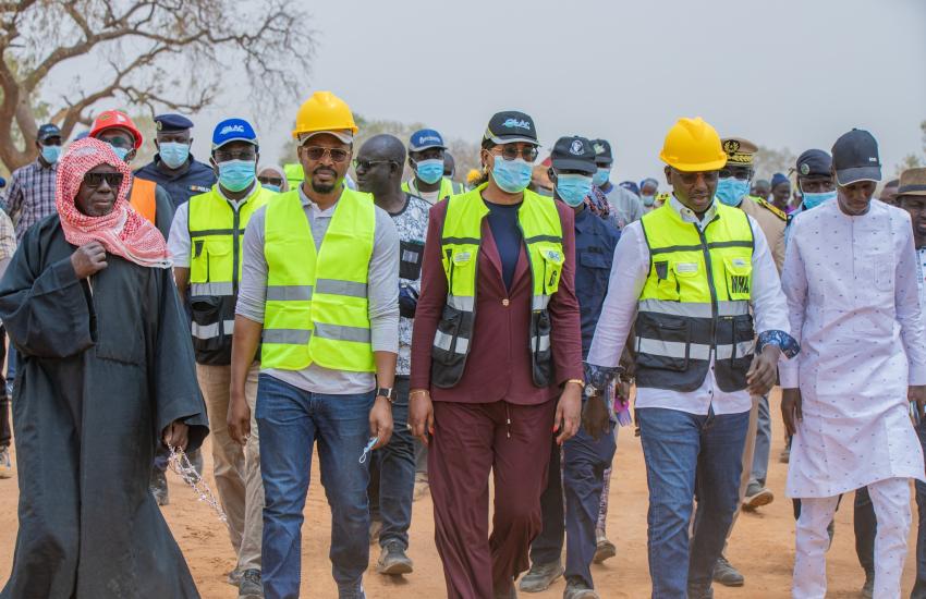 TRAVAUX DU PROMOREN : LE MINISTRE DE L’HYDRAULIQUE ET DE L’ASSAINISSEMENT SATISFAIT DE L’ETAT D’AVANCEMENT