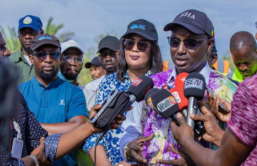 EN TOURNEE DANS LE NORD ET L’EST DU SENEGAL, LE MINISTRE DE L’HYDRAULIQUE MAGNIFIE LES ACTIONS MENEES PAR L’OLAC