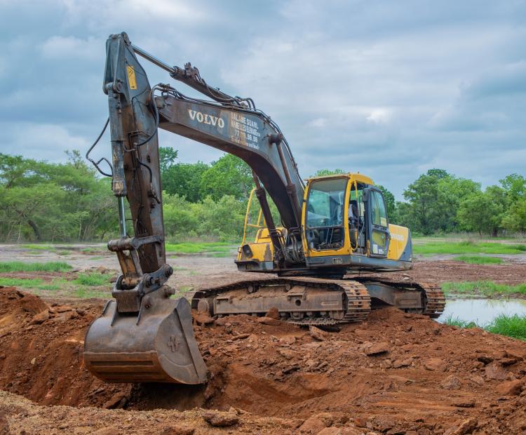 AMÉNAGEMENT DE LA MARE DE BIDANGA : ETAT SATISFAISANT DU DEROULEMENT DES TRAVAUX