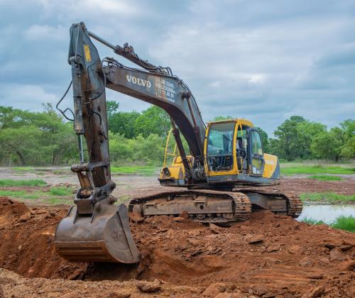 AMÉNAGEMENT DE LA MARE DE BIDANGA : ETAT SATISFAISANT DU DEROULEMENT DES TRAVAUX