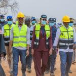 TRAVAUX DU PROMOREN : LE MINISTRE DE L’HYDRAULIQUE ET DE L’ASSAINISSEMENT SATISFAIT DE L’ETAT D’AVANCEMENT